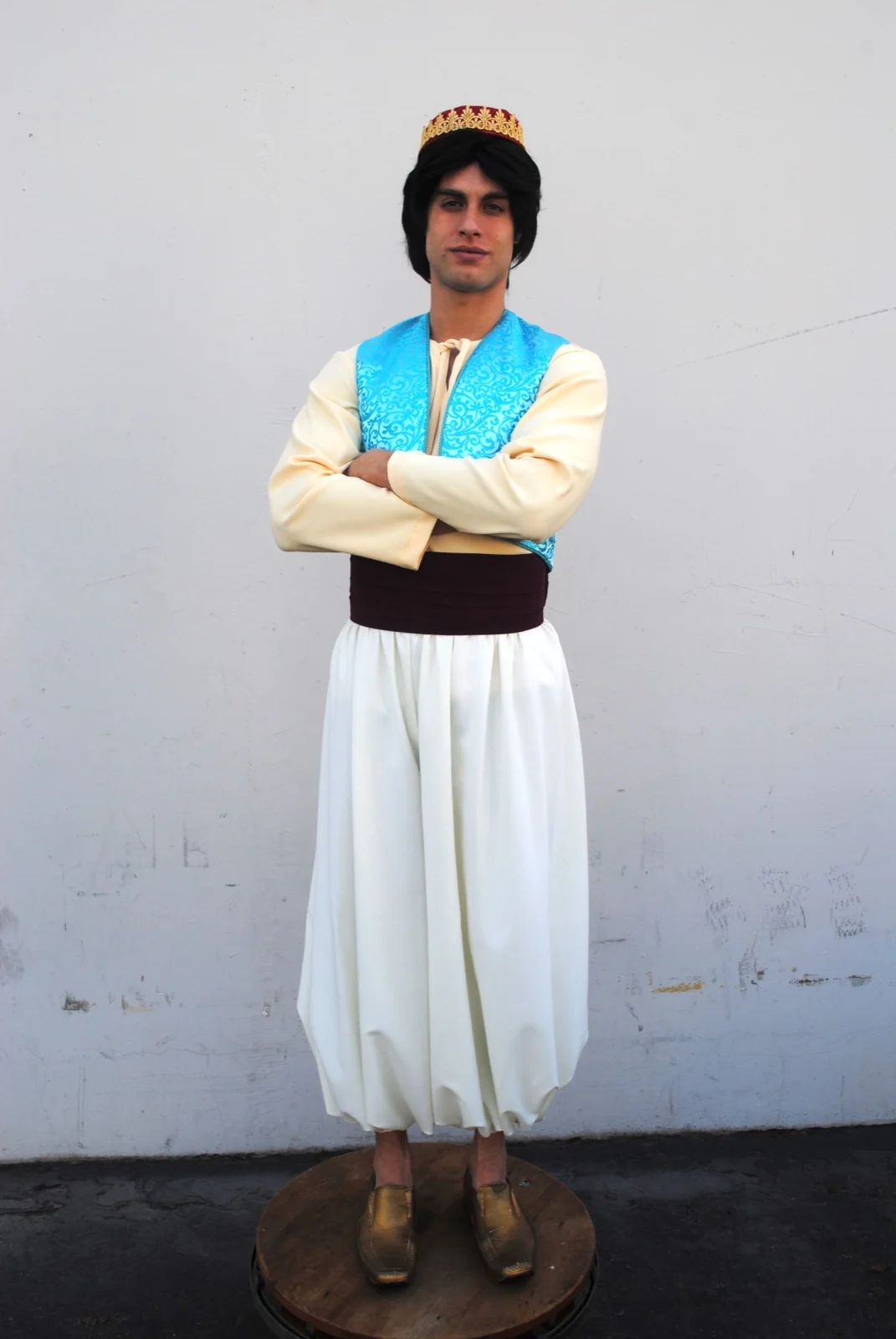 Arabian Prince party character in Columbus