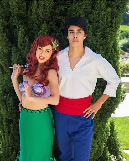 Little Mermaid party character in Columbus