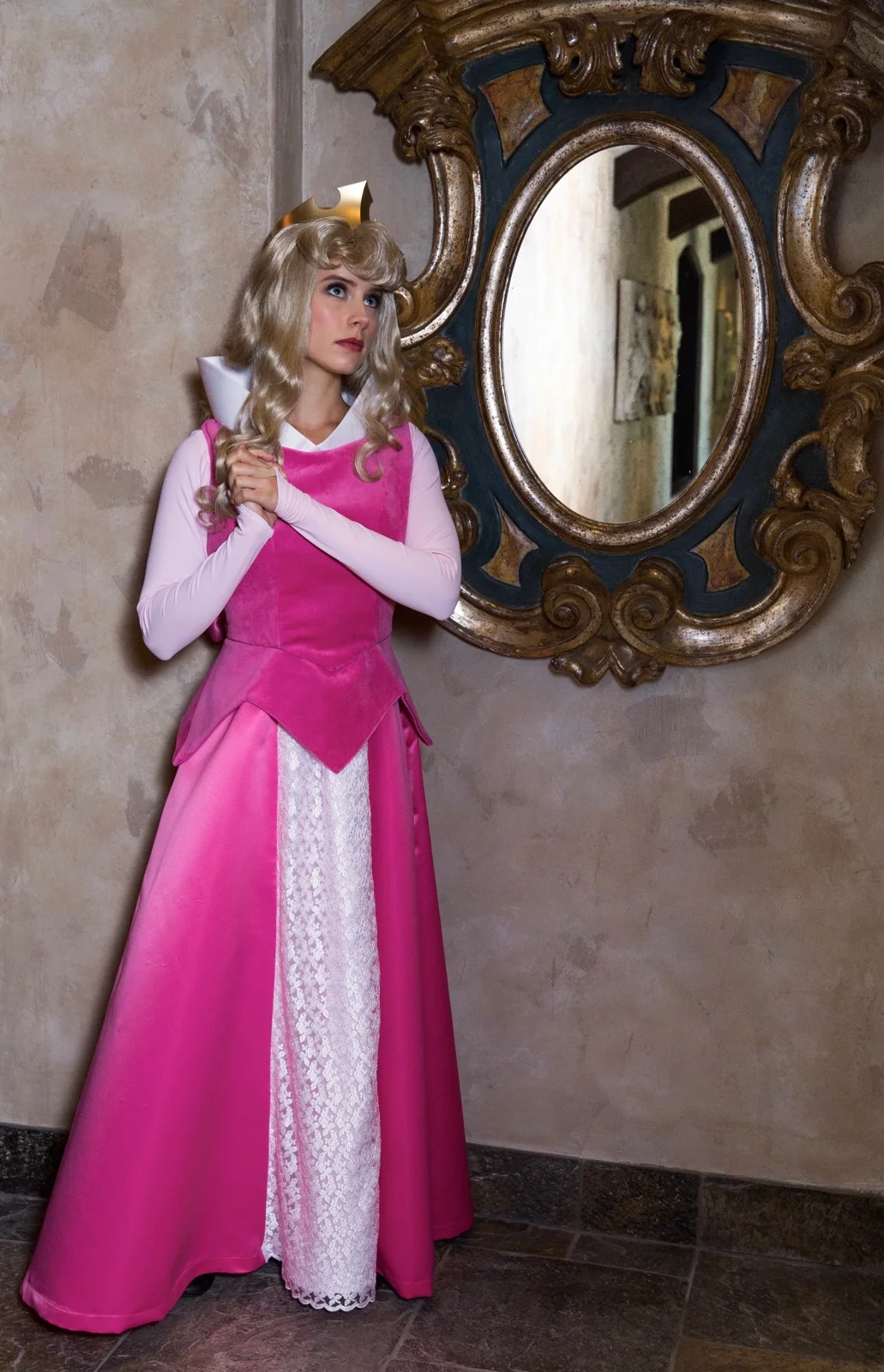 Sleeping Beauty party character in Columbus