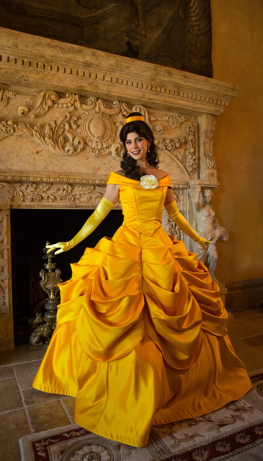 Bookish Princess party character in Columbus