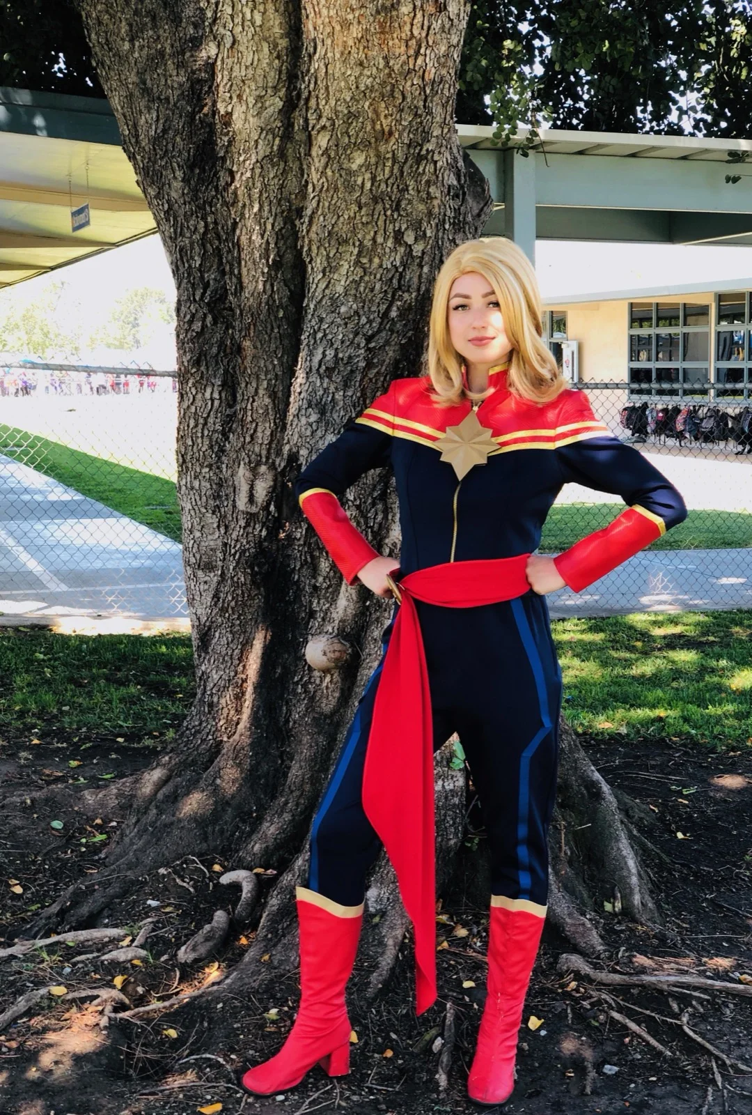 Captain Hero party character in Columbus