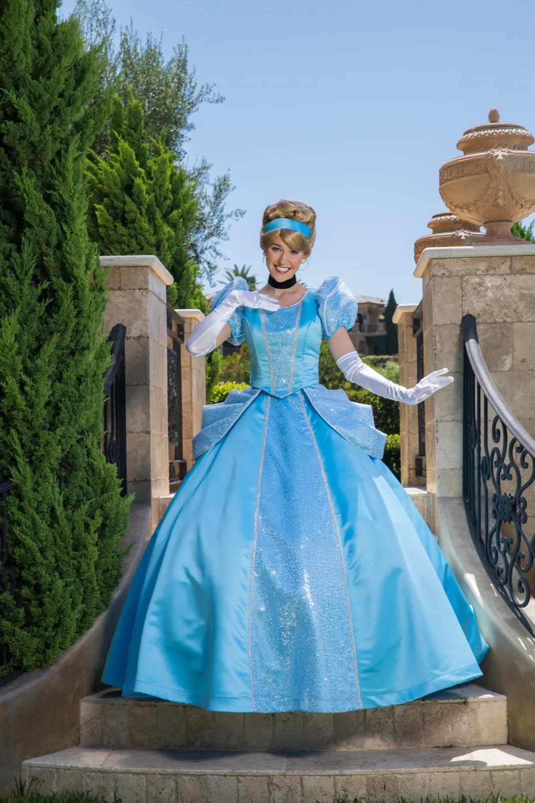 Glass Slipper Princess party character in Columbus