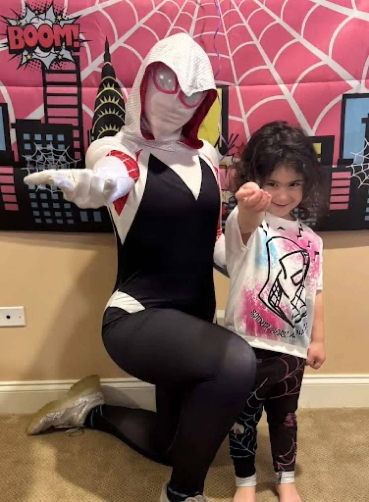 Web Heroine party character in Columbus
