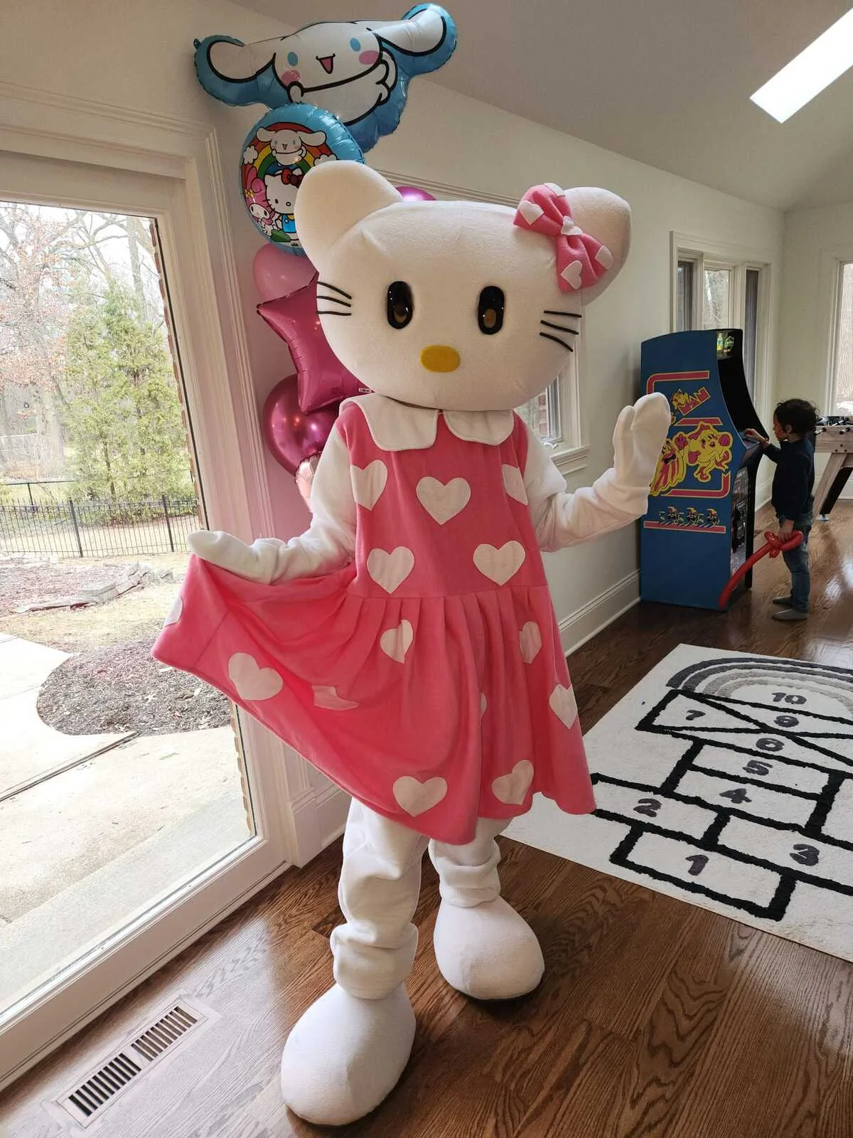 Princess Kitty party character in Columbus