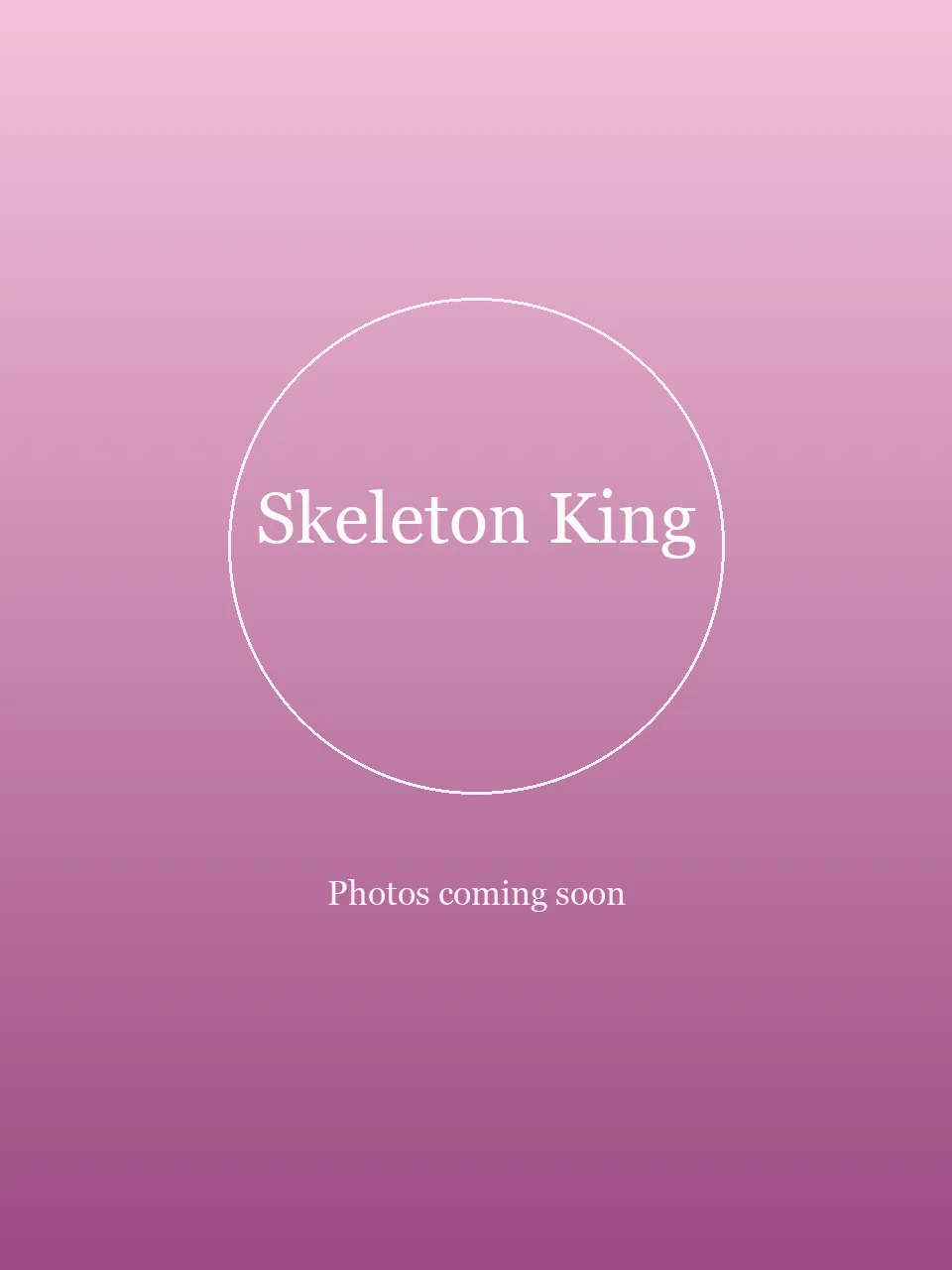 Skeleton King party character in Columbus