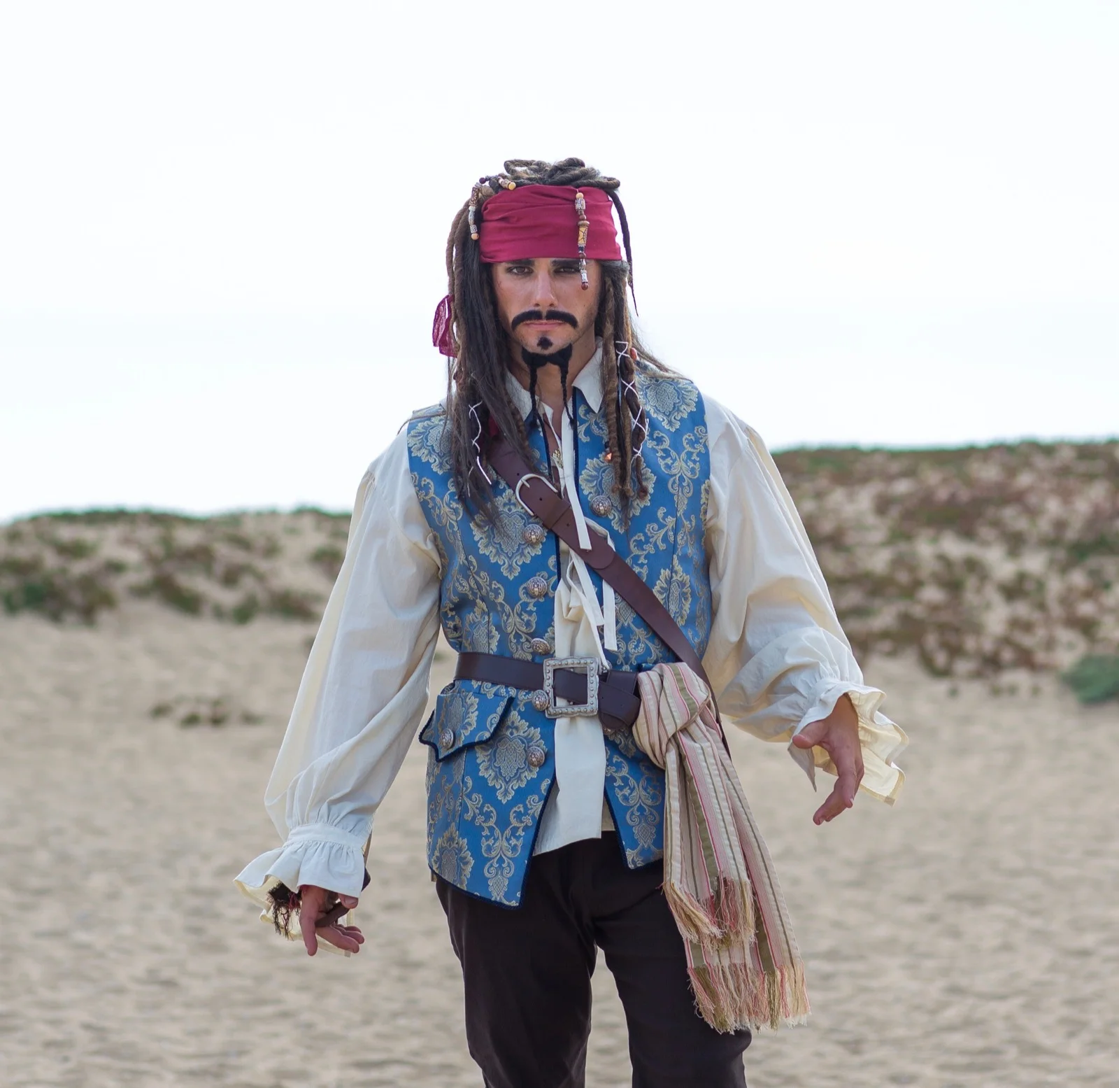 Pirate party character in Columbus