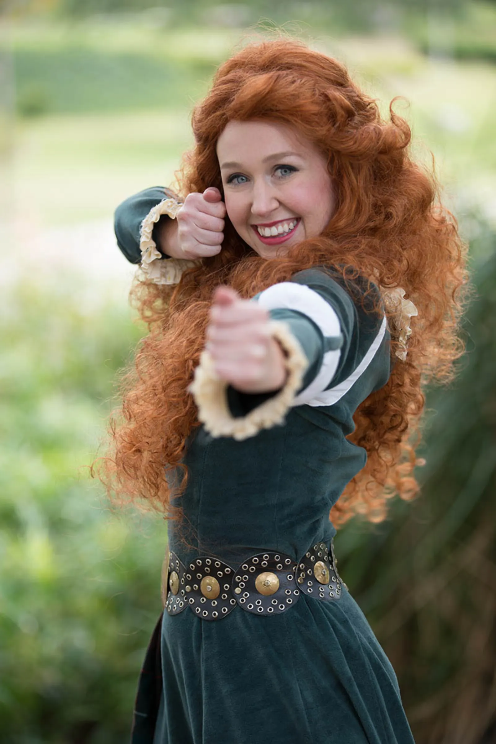 Scottish Princess party character in Columbus