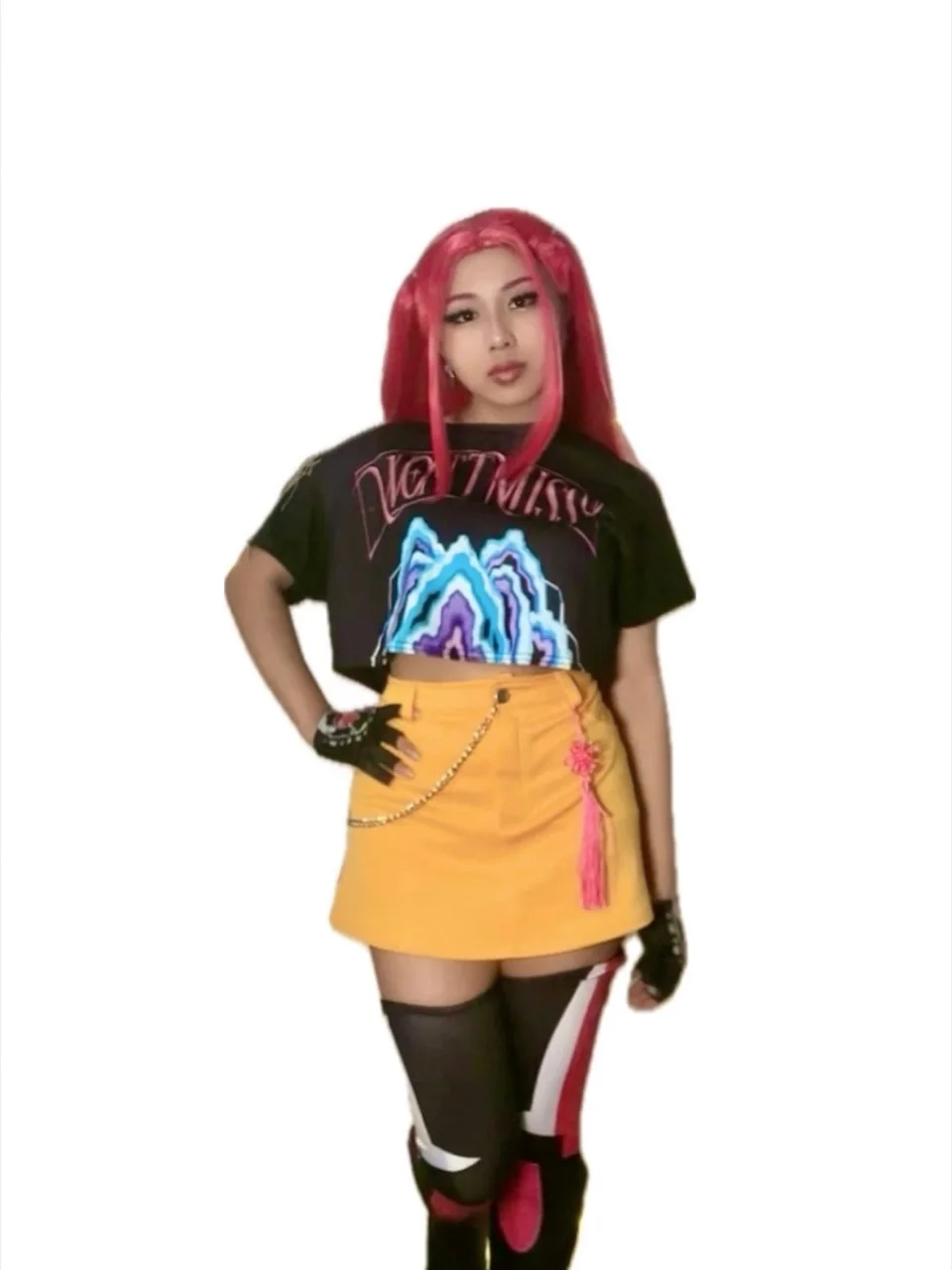 K-Pop Warrior party character in Columbus