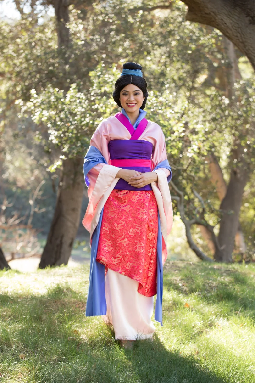 Asian Princess party character in Columbus