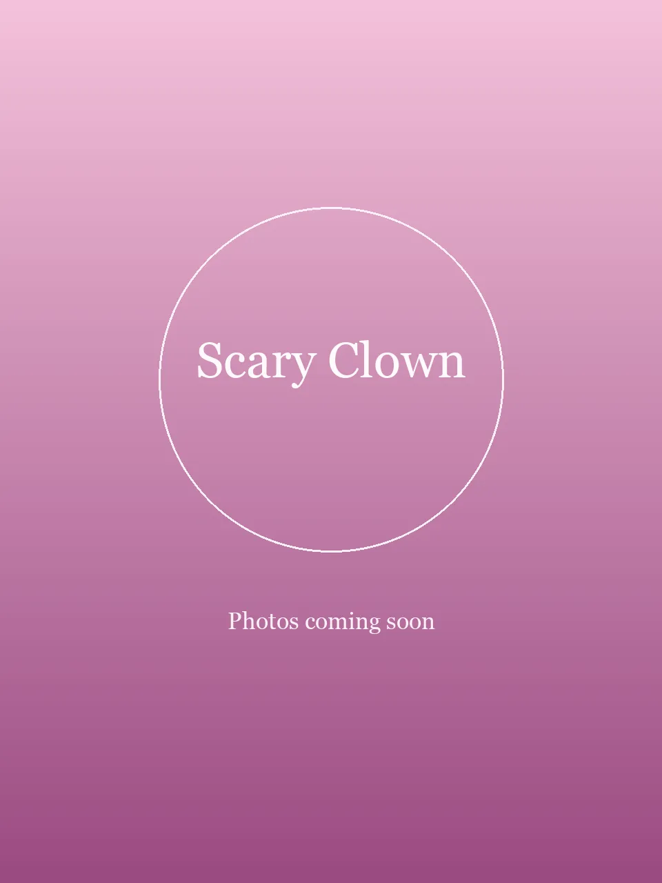 Sinister Circus Clown party character photo 1