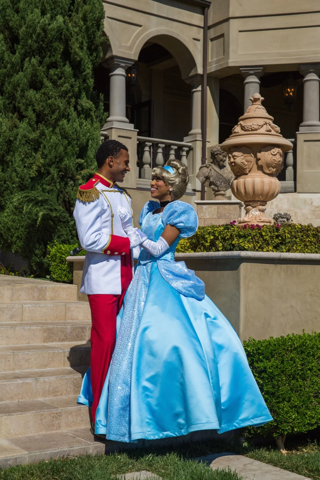 Prince Charming party character in Columbus