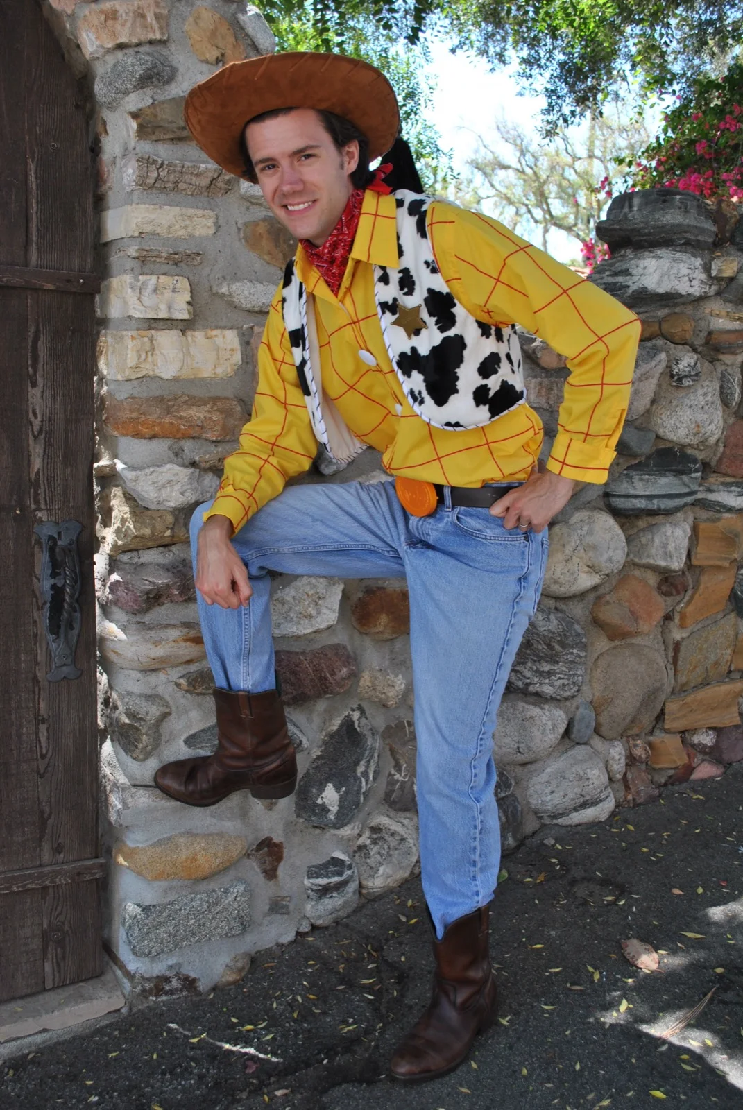 Cow Boy party character in Columbus